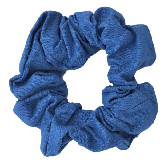 Medium Blue Scrunchie Scrunchies Ozzie Masks 