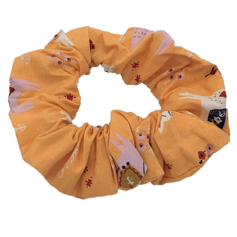 Orange Llama Scrunchie Scrunchies Ozzie Masks 