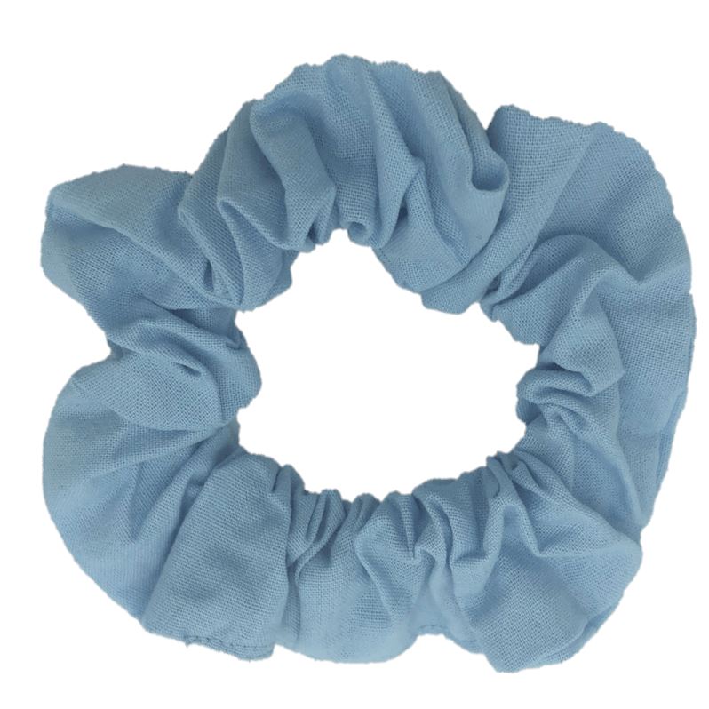 Pastel Blue Scrunchie Scrunchies Ozzie Masks 