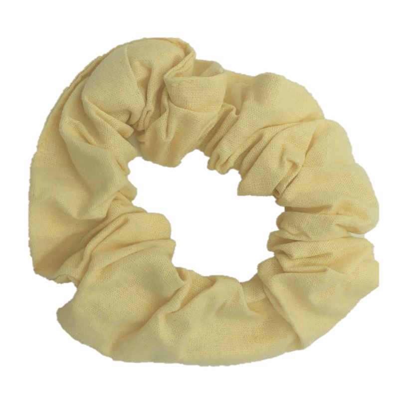 Pastel Yellow Scrunchie Scrunchies Ozzie Masks 