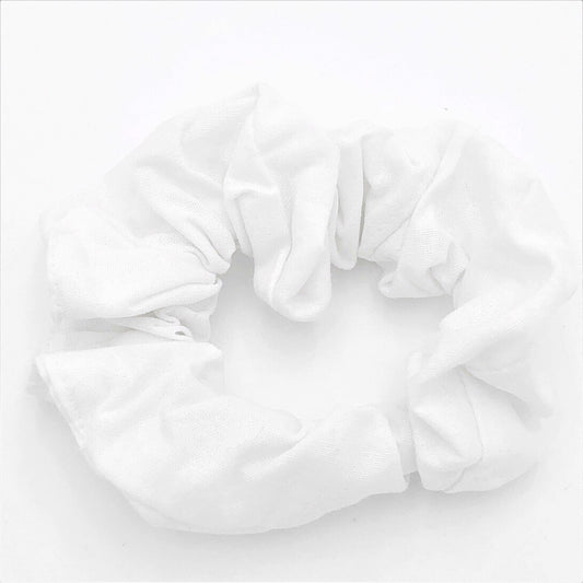 White Scrunchie Scrunchies Ozzie Masks 
